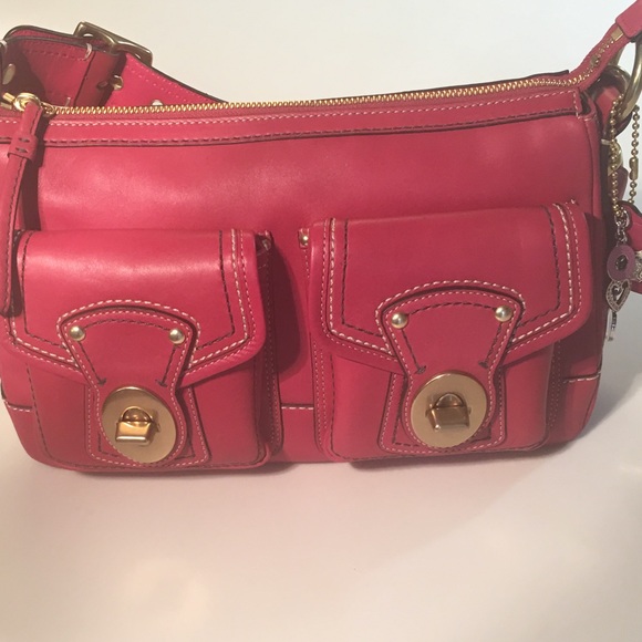 Coach Legacy NWT RASPBERRY - Picture 1 of 10